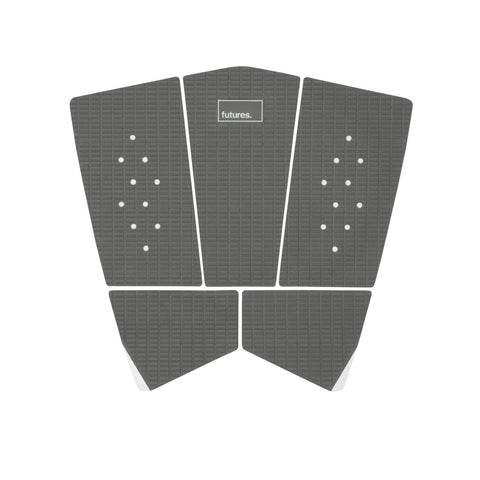 "Seafury" 5-Piece Tail Pad Traction - Grey