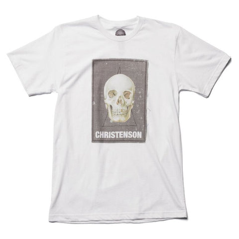 Cigar Box Skull T-Shirt - White