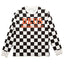 Firecracker Long Sleeve Tee - Black/White