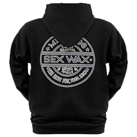 Embroidered Logo Hoodie - Black